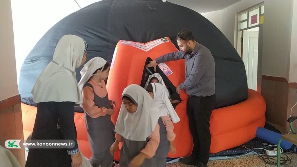 چتر آسمان‌نمای دیجیتال در آسمان مراوه‌تپه باز شد