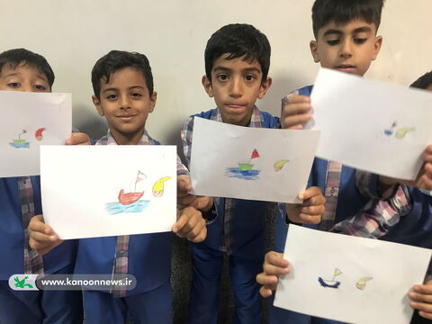 کتابخانه سیارروستایی تنگستان میهمان کودکان روستای لیلک شد