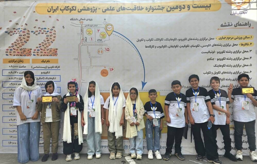 حضور اعضای کانون پرورش فکری کهگیلویه و بویراحمد در جشنواره لکوکاپ ایران