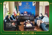 دیدار مدیرکل کانون پرورش فکری خوزستان با فرمانداری ویژه آبادان