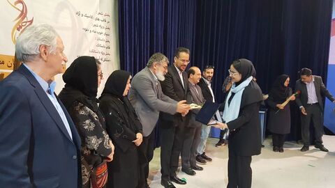 تجلیل از برگزیدگان جشنواره محبت
