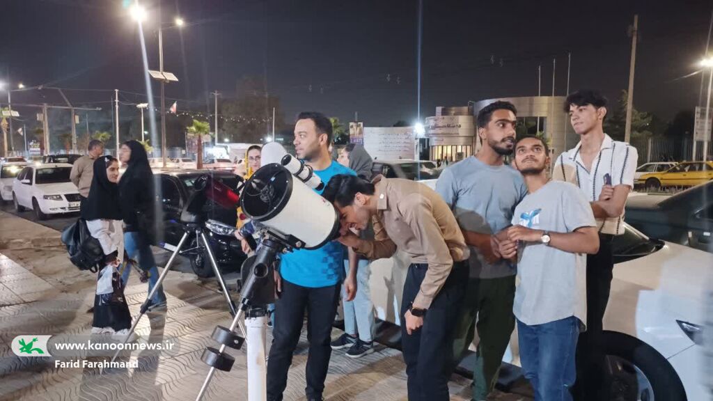 «رصد ماه و مشتری» هدیه‌ی مرکز تخصصی نجوم کانون سیستان و بلوچستان به رهگذران زاهدانی