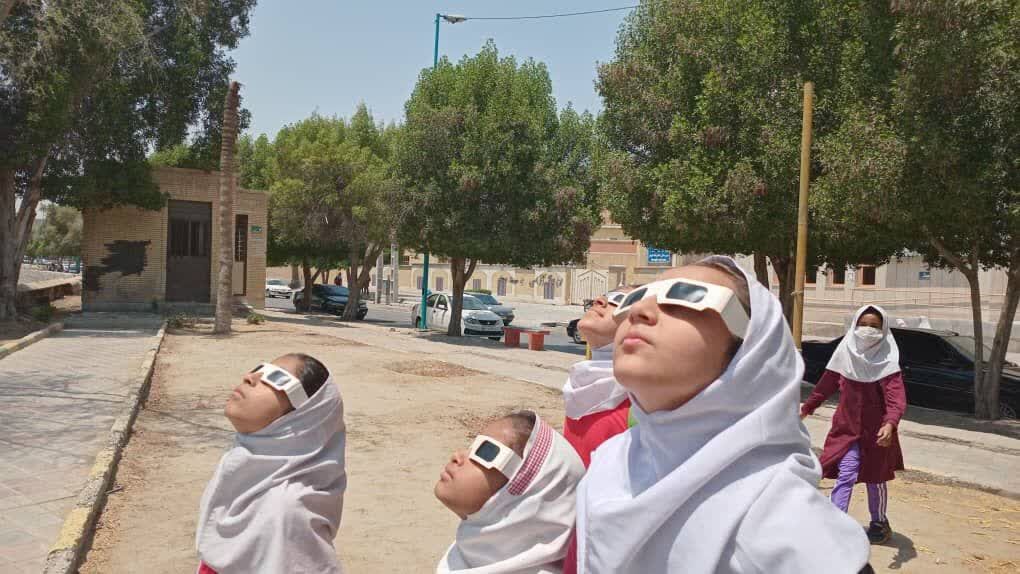 رصد خورشید در پارک نونهال بندرعباس ویژه عموم