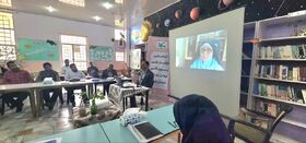 حضور مجازی مدیر کل آفرینش های فرهنگی کانون در گردهمایی کارکنان کانون استان