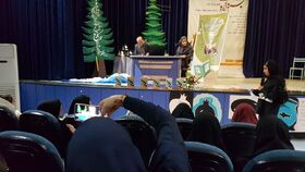 روایت تصویری نشست دو پنجره در کانون کرمانشاه با حضور بابک نیک‌طلب