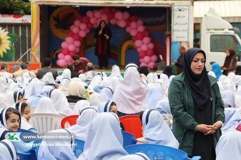 جشن بزرگ دهه کرامت در مدرسه هاجر گرگان برگزار شد