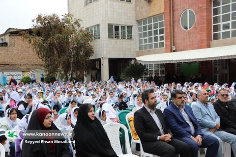 جشن بزرگ دهه کرامت در مدرسه هاجر گرگان برگزار شد