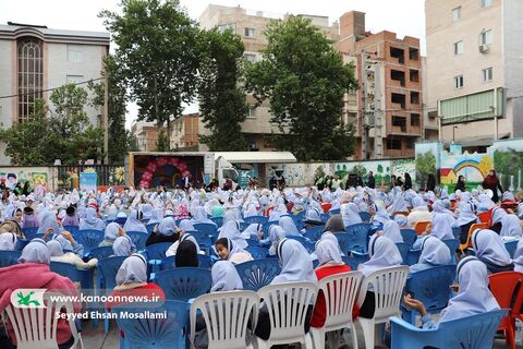 جشن بزرگ دهه کرامت در مدرسه هاجر گرگان برگزار شد