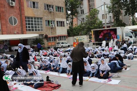 جشن بزرگ دهه کرامت در مدرسه هاجر گرگان برگزار شد