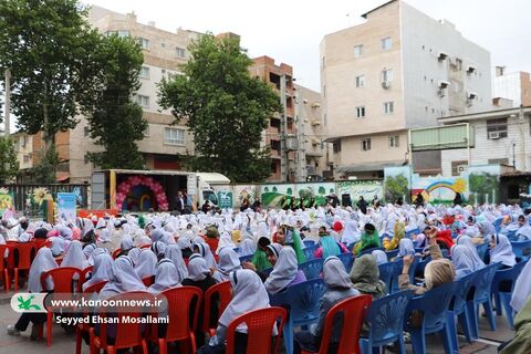 جشن بزرگ دهه کرامت در مدرسه هاجر گرگان برگزار شد