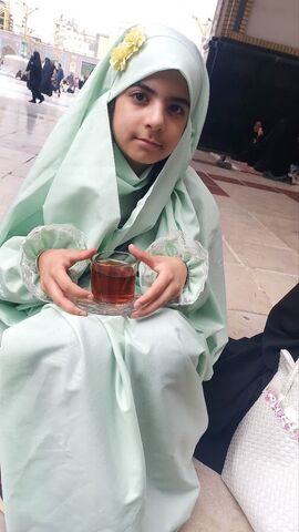 اعضا دختر مرکز فرهنگی شماره 5 مشهد به زیارت حرم مطهر رضوی رفتند