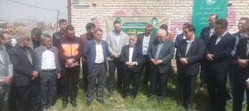 کلنگ زنی احداث ساختمان کانون پرورش فکری کودکان و نوجوانان در هریس