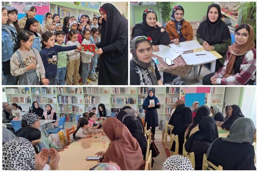 مادران و دختران عضو مرکز شماره سه کانون اردبیل در محفل مهربانی دهه کرامت گرد هم آمدند