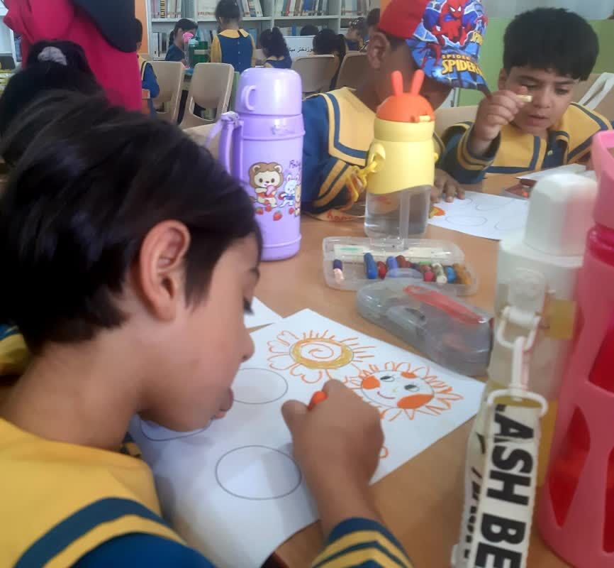 "خورشید من" موضوع کارگاه خلاقیت با نقاشی