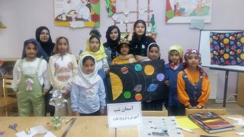 ویژه برنامه های هفته نجوم در مراکز کانون پرورش فکری کودکان و نوجوانان استان آذربایجان شرقی