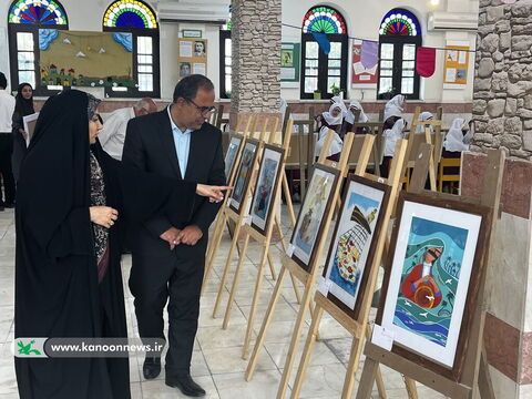 آلبوم تصویری افتتاح نمایشگاه آثار اعضا و مربیان کانون استان بوشهر با موضوع خلیج فارس