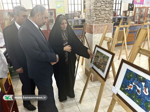 آلبوم تصویری افتتاح نمایشگاه آثار اعضا و مربیان کانون استان بوشهر با موضوع خلیج فارس