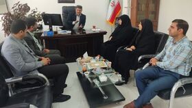 دیدارمدیرکل کانون استان ایلام بارئیس  آموزش وپرورش شهرستان ایلام درهفته معلم
