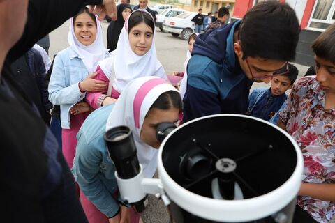 ویژه برنامه ترویج نجوم در روستای گنگچین  صومای برادوست ارومیه