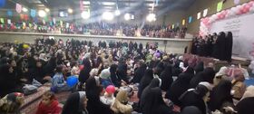 جشن بزرگ دهه کرامت با حضور هزار نفر از دختران و مادران شهرستان سنقر