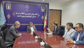 دیدار مدیرکل کانون پرورش فکری کودکان و نوجوانان کهگیلویه و بویراحمد با دادستان یاسوج
