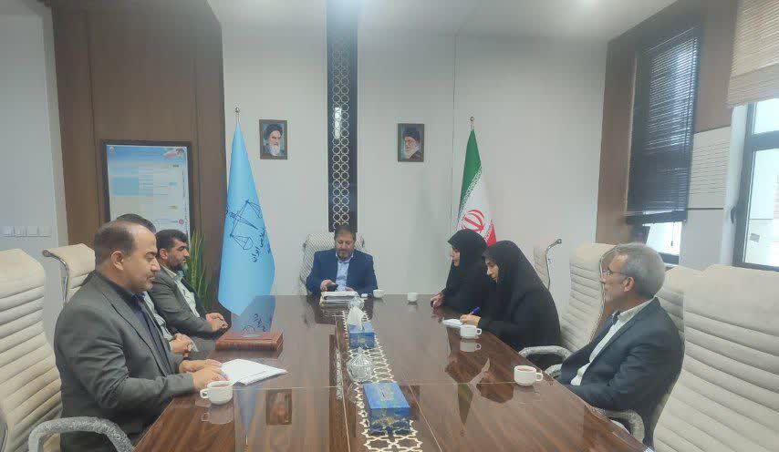 دیدار مدیرکل کانون استان بارئیس دادگستری استان