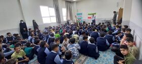 پیک امید کانون استان اصفهان مهمان دانش‌آموزان دبستان برکت شهید رئیسی اژیه از توابع شهرستان هرند شد
