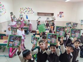 حضور مربی مسئول کانون پرورش فکری در مدارس شهر قورچی‌باشی