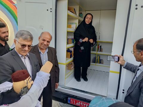 افتتاح کتابخانه سیار روستایی_مرکزی