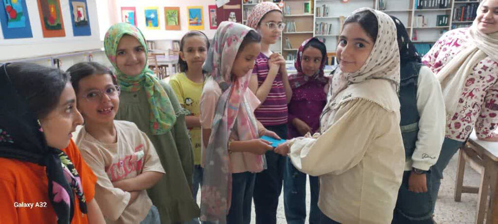 برنامه ی معنوی و شاد کانون یاران مدرسه شمس، در گرمسار