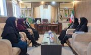 دیدار مدیرکل کانون پرورش فکری کودکان و نوجوانان آذربایجان غربی با فرماندار پلدشت