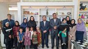 بازدید مدیرعامل کانون از یک مدرسه مجری طرح «نماد» در حاشیه زاهدان