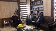 دیدار مدیر کل کانون استان با فرماندار بجستان