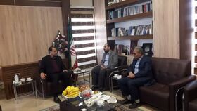 دیدار مدیر کل کانون استان با فرماندار بجستان