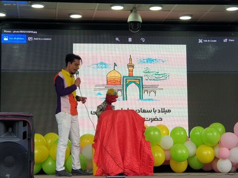 جشن خانوادگی «امام رضایی‌ها» با تماشاخانه سیار کانون پرورش فکری کودکان و نوجوانان خراسان رضوی