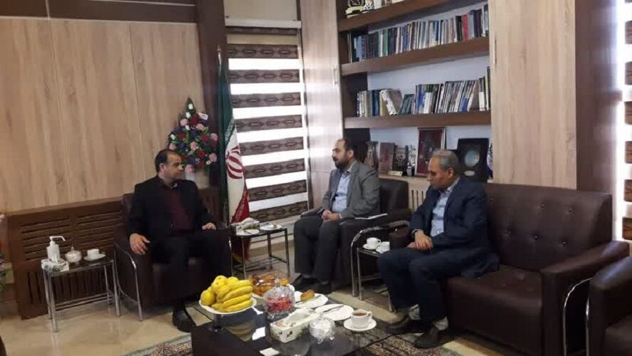 بجستان 2 دیدار مدیر کل کانون استان با فرماندار بجستان