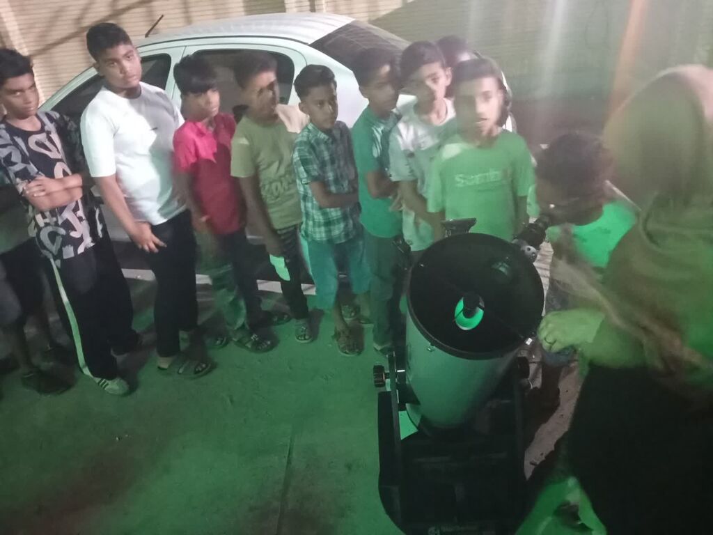 شب رصدی در مرکز فرهنگی هنری میناب