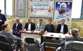 میز خدمت کانون پرورش فکری کهگیلویه و بویراحمد در مصلی شهر یاسوج