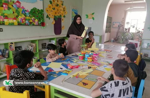 دهه کرامت در مراکز کانون پرورش فکری استان بوشهر به روایت تصویر۱
