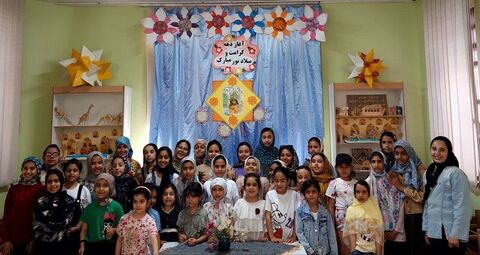 عشق و ارادت کودکان و نوجوانان به هشتمین خورشید مهربانی‌ها در کانون امام رضایی استان اصفهان