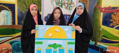 عشق و ارادت کودکان و نوجوانان به هشتمین خورشید مهربانی‌ها در کانون امام رضایی استان اصفهان