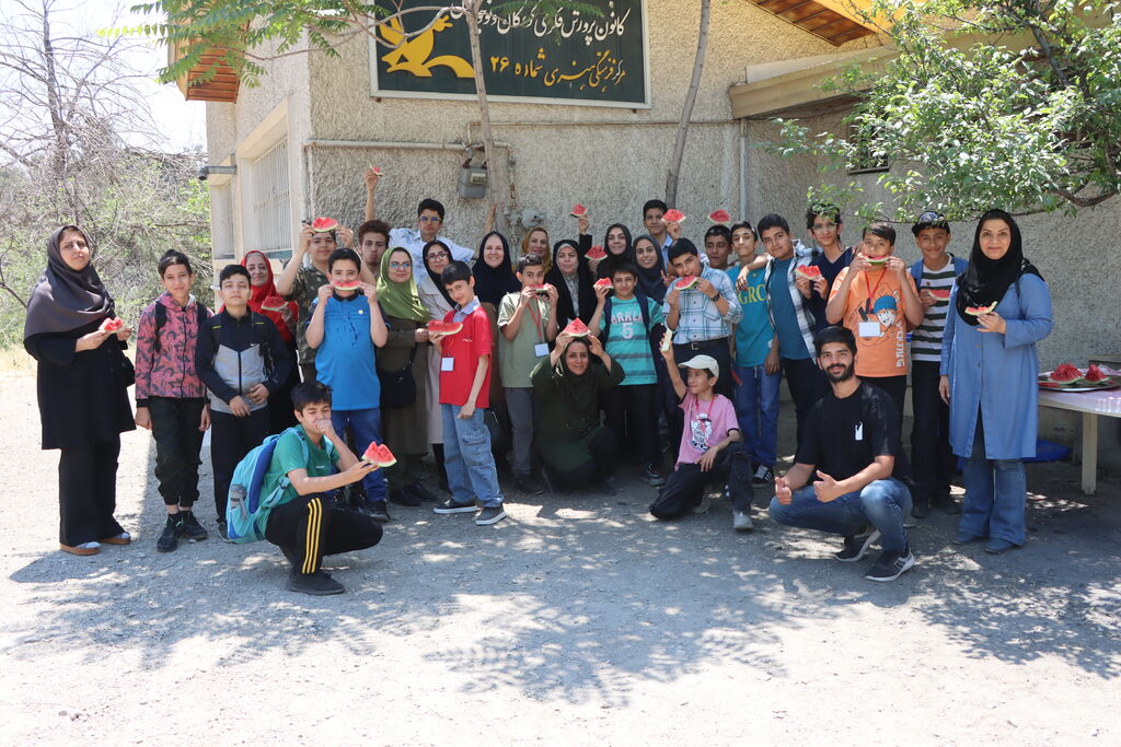 سرپرست کانون استان تهران در اردوی پسران کانونیار