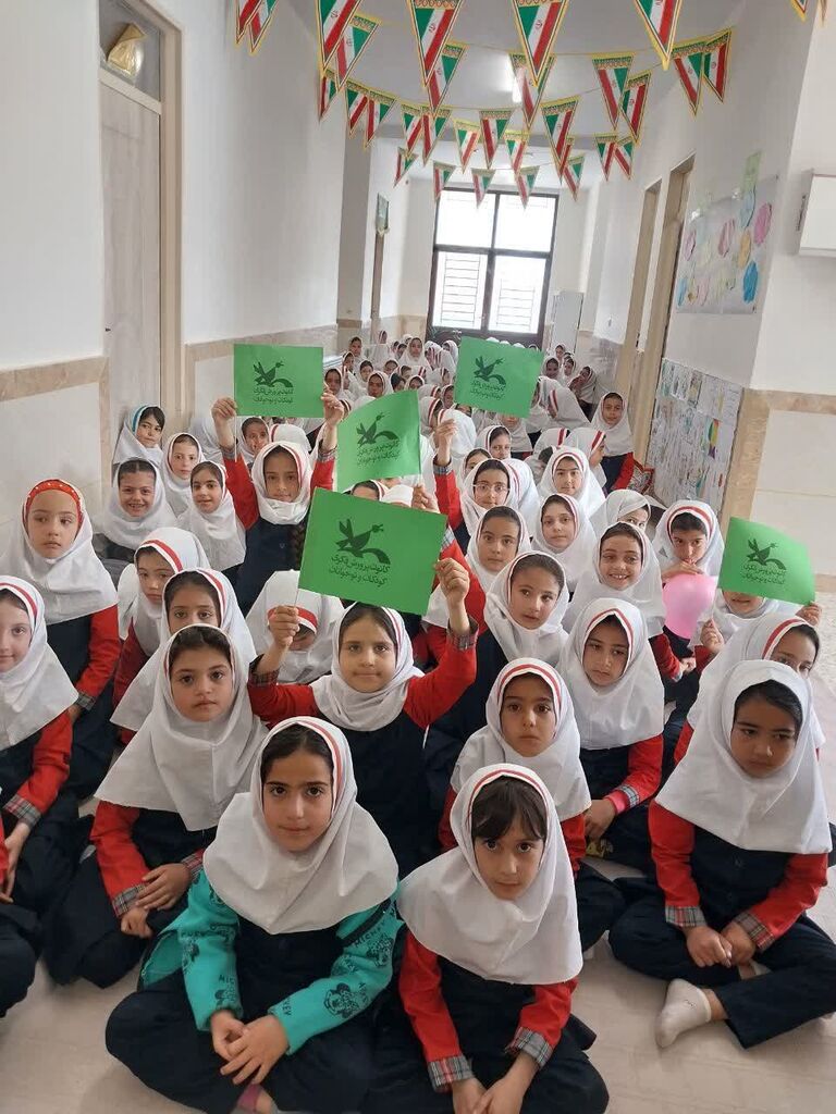 در پرواز هزار درنای کاغذی؛ پیام صلح و دوستی بر فراز مدارس زنجان