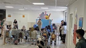 اجرای نمایش عروسکی اعزامی کانون استان تهران در بیمارستان کودکان بهرامی