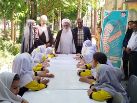 بازدید امام جمعه از فعالیت کانون پرورش فکری شهر دلیجان