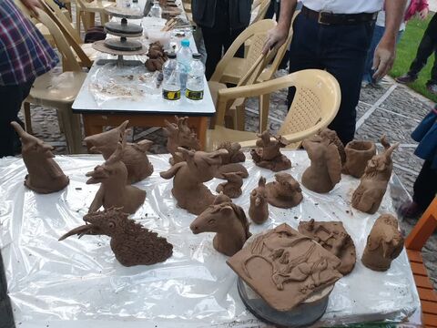 برگزاری ورکشاپ مجسمه سازی