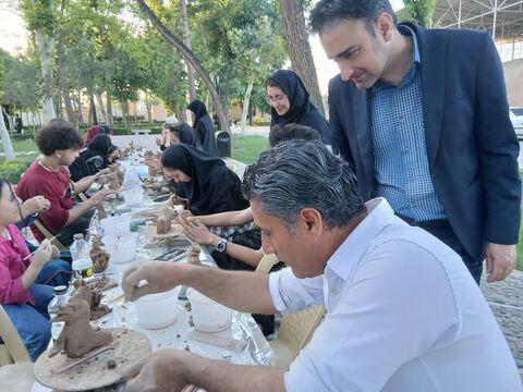 ورکشاپ سفالگری2