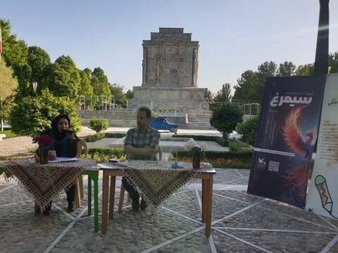 آیین افتتاح باشگاه سیمرغ ویژه شاعران و نویسندگان نوجوان مشهدی در آرامگاه فردوسی