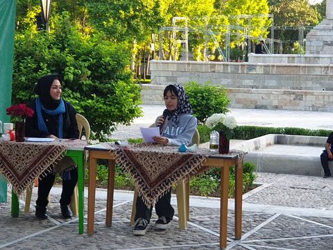 آیین افتتاح باشگاه سیمرغ ویژه شاعران و نویسندگان نوجوان مشهدی در آرامگاه فردوسی