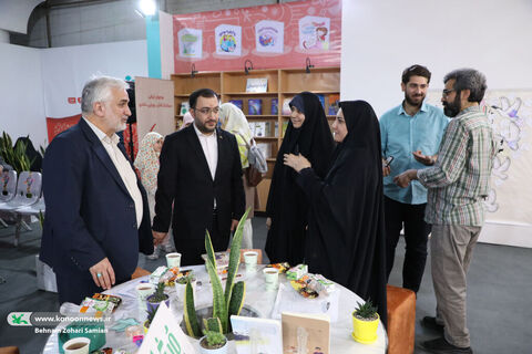 بازدید مدیرعامل کانون از سی‌وششمین در نمایشگاه بین‌المللی کتاب تهران